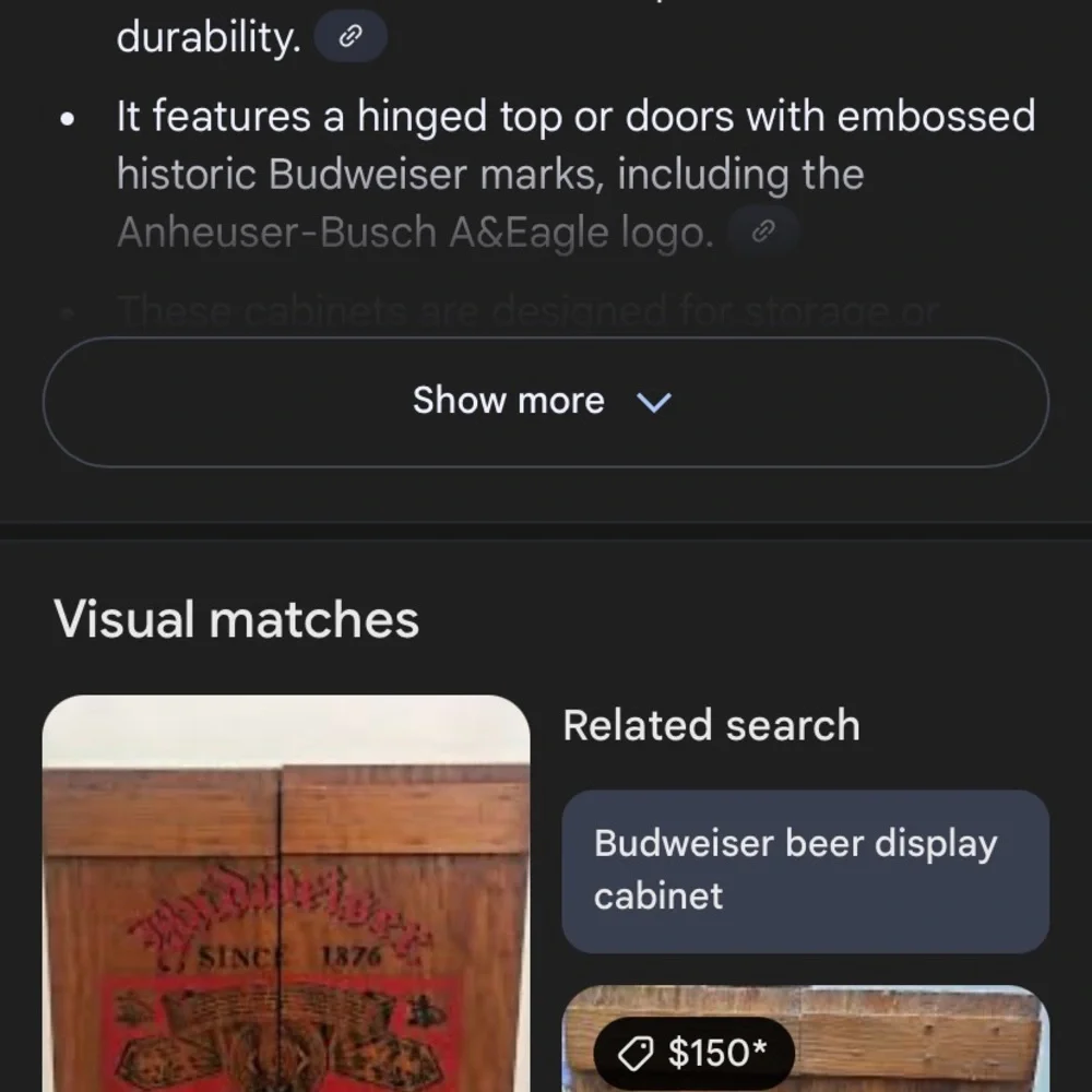 Budweiser Rustic Brown Wall Decor